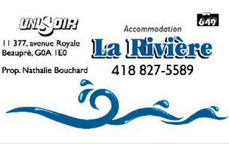 Accomodation La Rivière