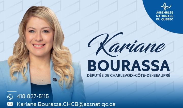 Kariane Bourassa, député de Charlevoix-Côte-de-Beaupré