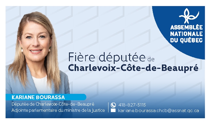 Kariane Bourassa, député de Charlevoix-Côte-de-Beaupré